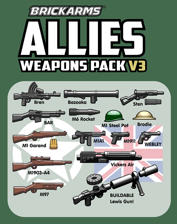 BrickArms® Allies Pack v3