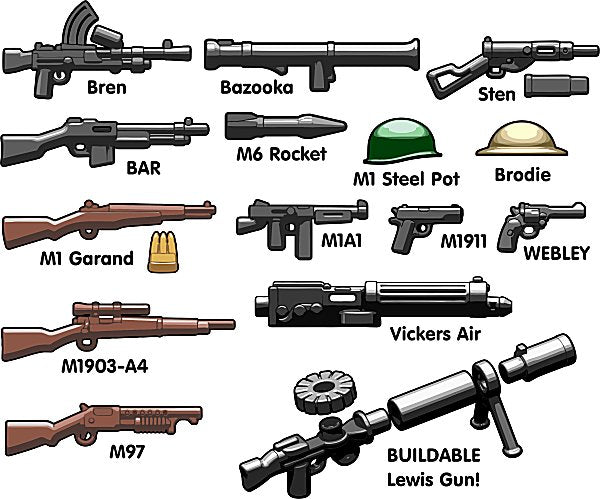 BrickArms® Allies Pack v3